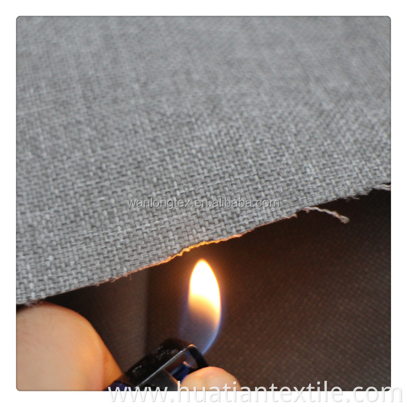 BS5852 Flame retardant fireproof woven polyester upholstery fabric